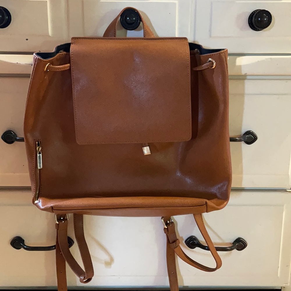 Barney’s New York leather backpack